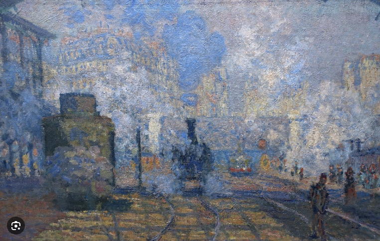 <p>Gare Saint Lazare - Manet</p>