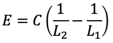 <p>if energy is proportional to change in surface area, p = -2</p>