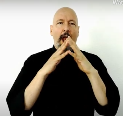 <p>then fingers collapse down, arms stay up/dont move</p>