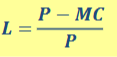 <p>> A way to assess the market power </p><p>> In Perfect competition (where P = MC), the Lerner Index is 0</p><p>> In a Monopoly (where P > MC or an extreme case where MC = 0), the Lerner index is greater than 0 or 1</p>