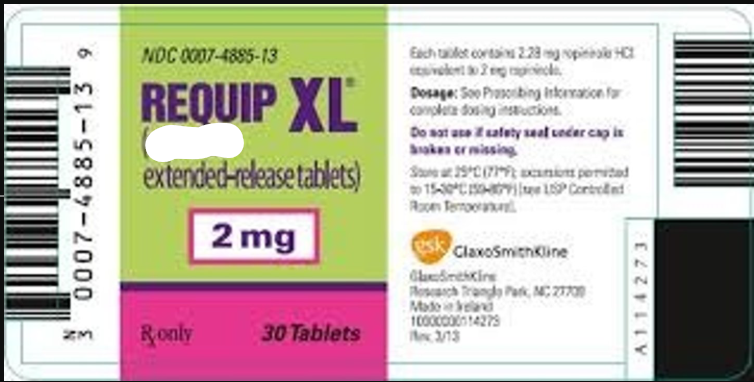 <p>Brand: Requip</p><p>Class: Dopamine Agonist</p><p>Indication: Parkinson's Treatment</p><p>Schedule: NCLM</p>