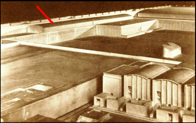 <p>Southern mastaba (at top middle)</p>