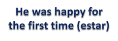 <p>HE/SHE WAS IN (specified time frame)</p>