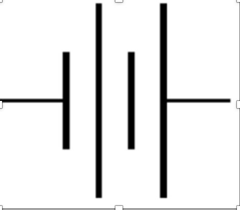 <p>What type of current does this symbol create</p>