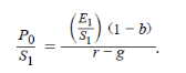 <p><span style="background-color: transparent;"><sub>where E1/S1 is the business’s forward-looking profit margin</sub></span></p>