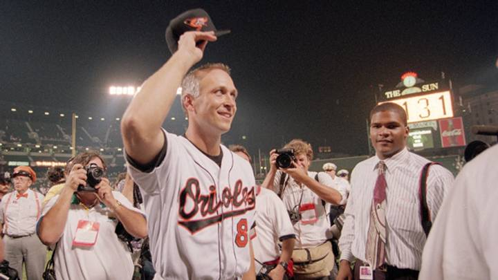 <p>When did Cal Ripken Jr. break the consecutive game streak?</p>