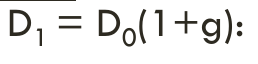 <p>D_0 kertaa (1+g)</p>