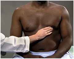 <p>auscultation of the heart</p><p>usually done in infants</p><p>can use bell or diaphragm to count the heart sounds</p>