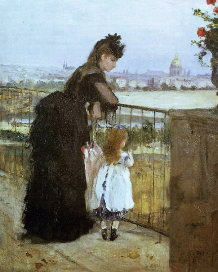 <p>Berthe Morisot's 'On the Balcony'</p>