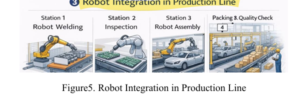 <p>Robot Integration in Production Line</p>
