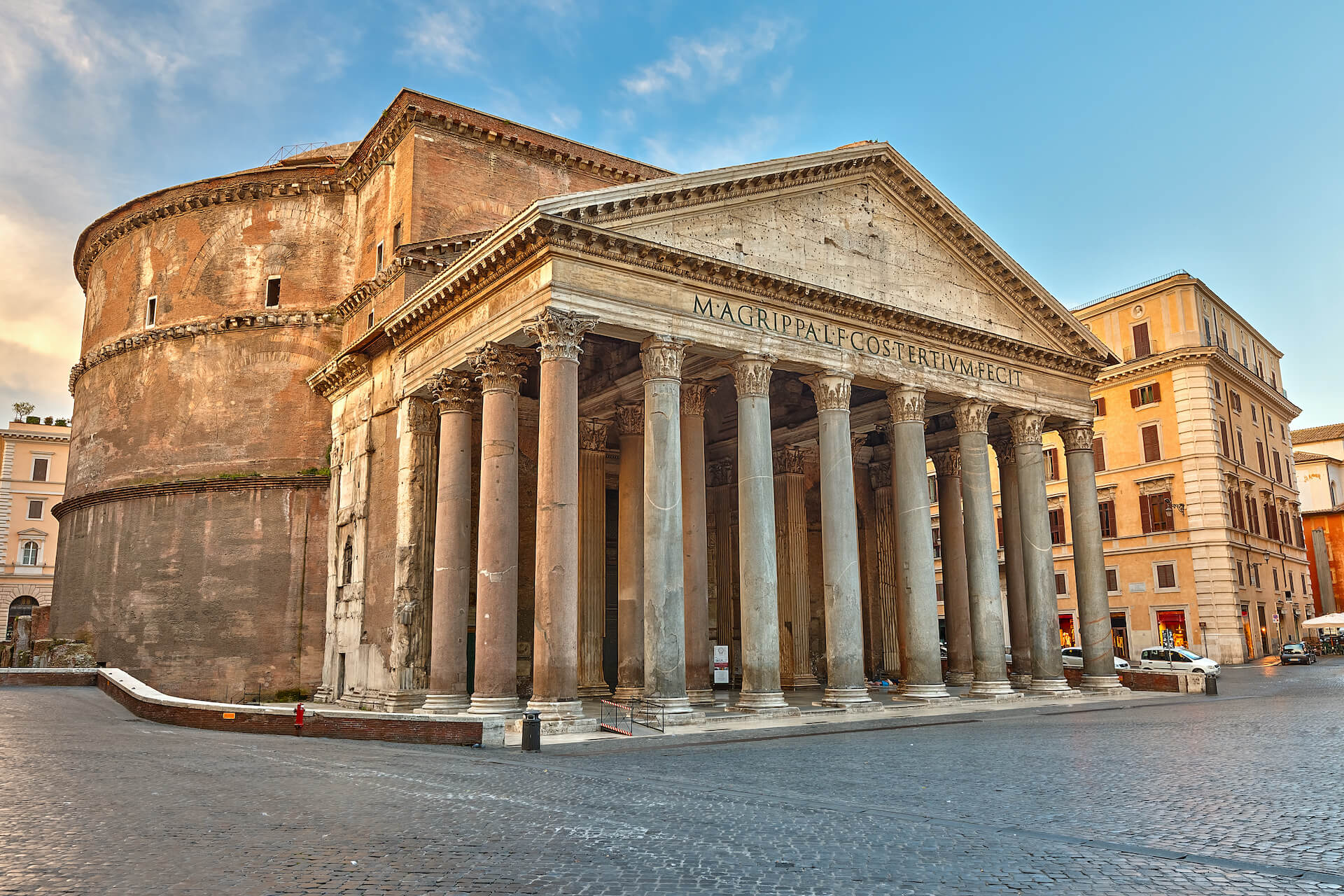 <p>Hoe is het Pantheon opgebouwd?</p>