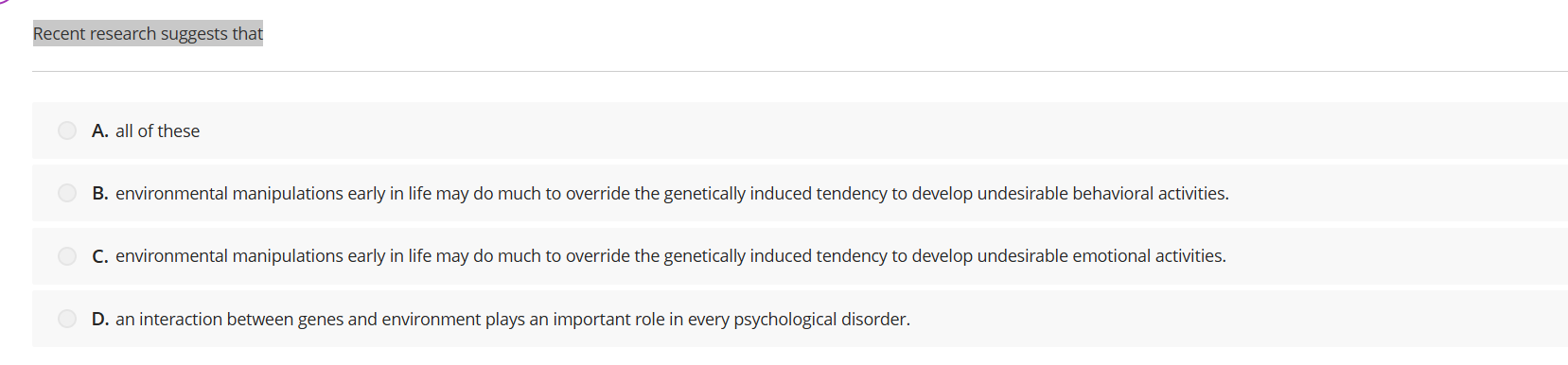 <p><span>Recent research suggests that</span></p>