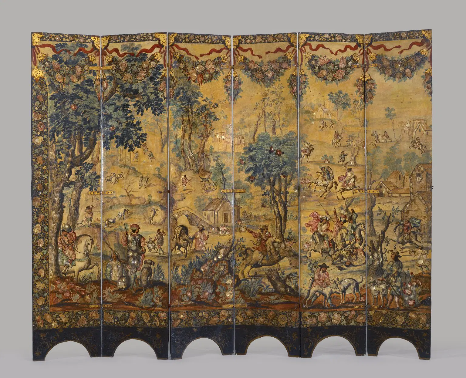 <ol start="94"><li><p>Screen with the Siege of Belgrade and Hunting Scene</p></li></ol><p></p>