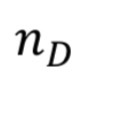 <p>what is n_D</p>