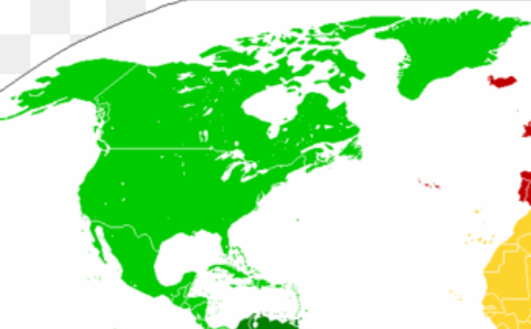 <p>América del Norte</p>