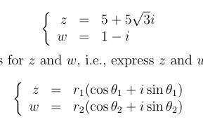 <p>polar expressions </p>