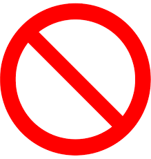 <p>prohibit (v) <span>/prəˈhɪbɪt/</span></p>