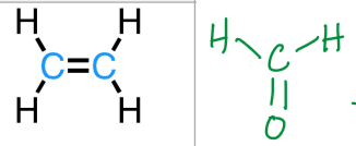 <p>sp2</p><p>3 bonds, 0 lone pairs</p><p>120°</p><p>ex: ethylene, formaldehyde</p>