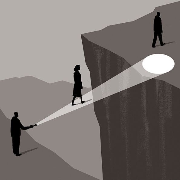 <p>Make someone´s way (verbal phrase)</p>