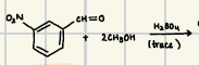<p>What does this acetal formation reaction form?</p>
