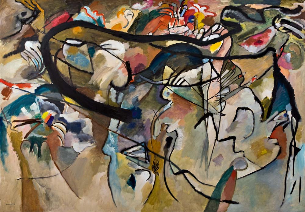 <p>Wassily Kandinsky, Composition V, (1911) </p>