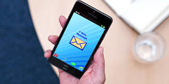 <p>to receive a message</p>