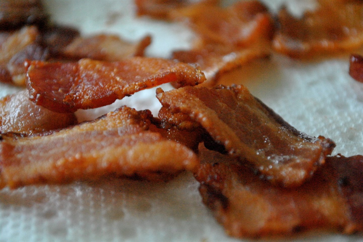 <p>bacon,</p>