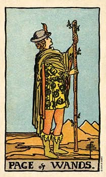 <p><span><span>PAGE OF WANDS</span></span></p>