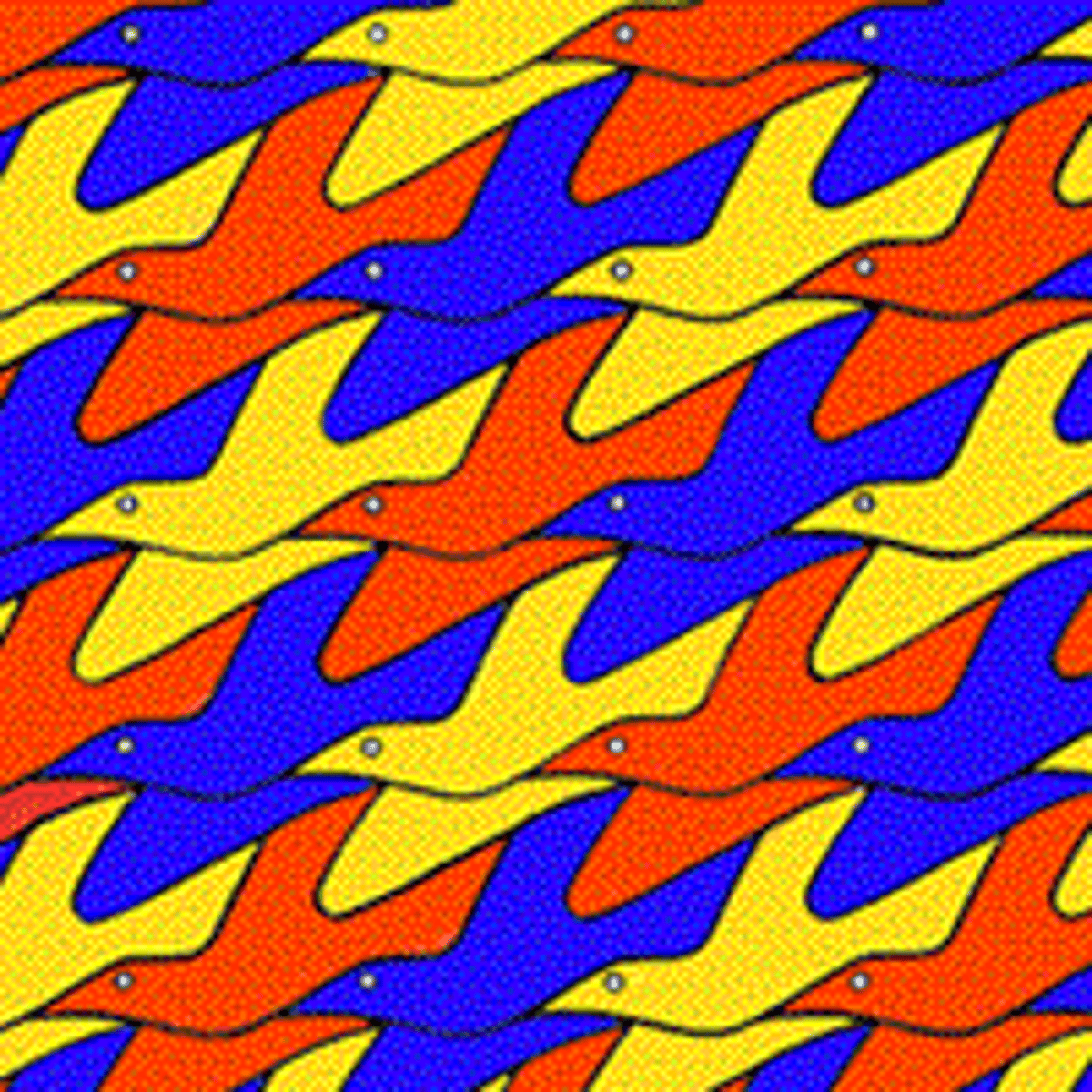 <p>A pattern of shapes that cover a 2-dimensional surface into infinity without gaps or overlaps.</p>