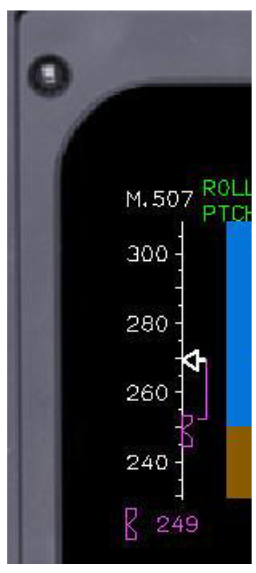 <p><span style="background-color: transparent;">The <strong>trend vector</strong> shows where the aircraft’s speed will likely be in about <strong>10 seconds</strong> if conditions stay the same.</span></p>