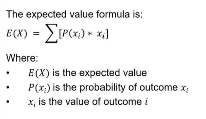 <ul><li><p>measurable uncertainty</p></li><li><p>probabilities &amp; possible outcomes can be calculated</p></li><li><p>can calculate expected values</p></li></ul><p></p>