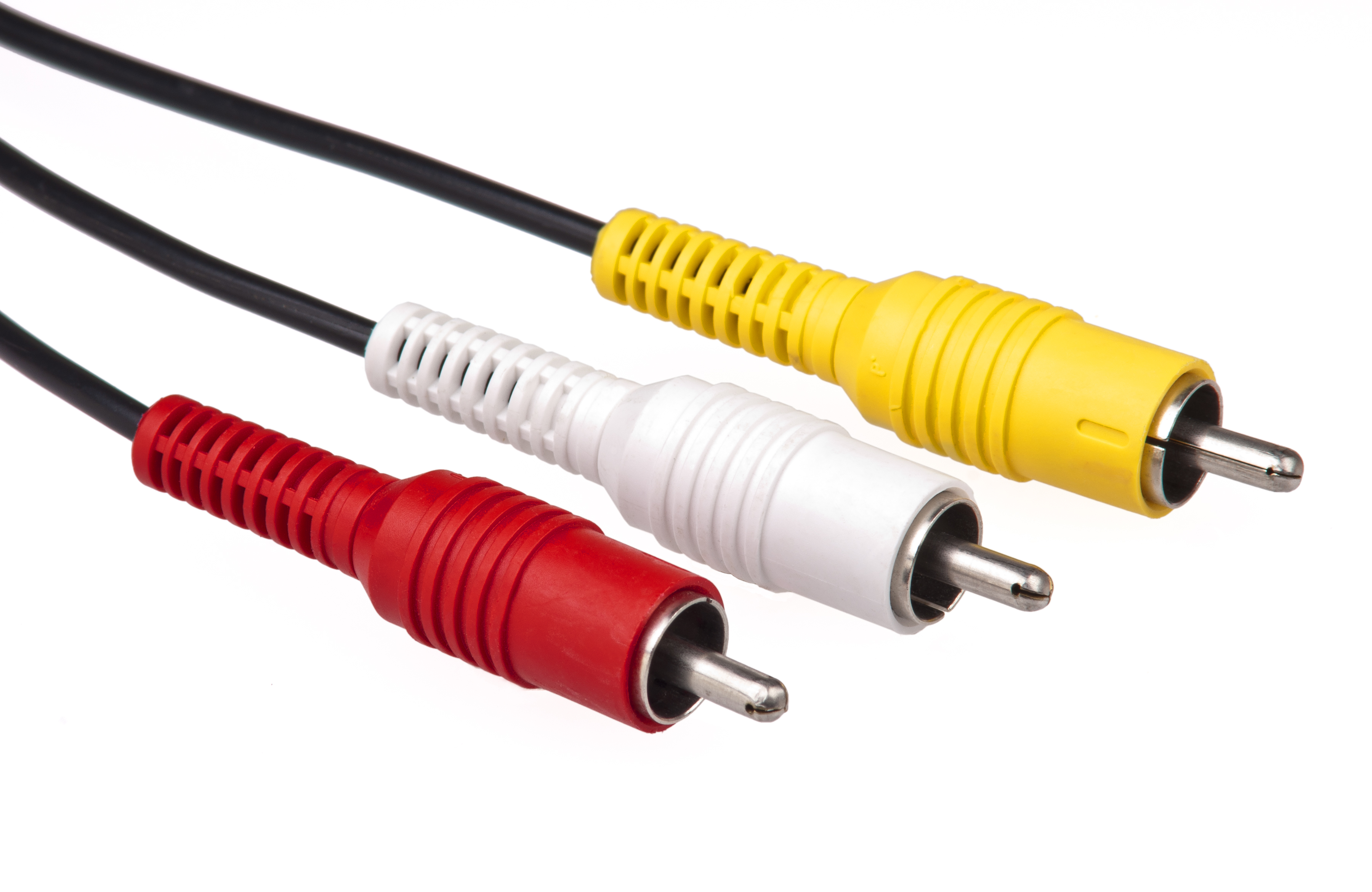 <ul><li><p><span style="background-color: transparent;">The RCA connector is a type of electrical connector commonly used to carry analog audio and video signals.</span></p></li><li><p><span style="background-color: transparent;">Yellow = video, red = right audio, white = left audio</span></p></li></ul><p></p>