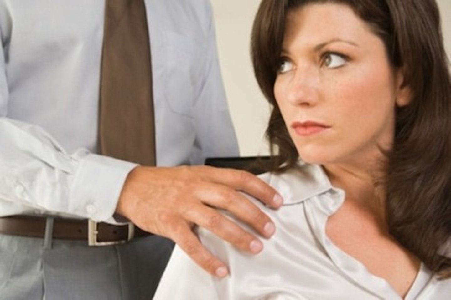<p>an acost, harassment</p>