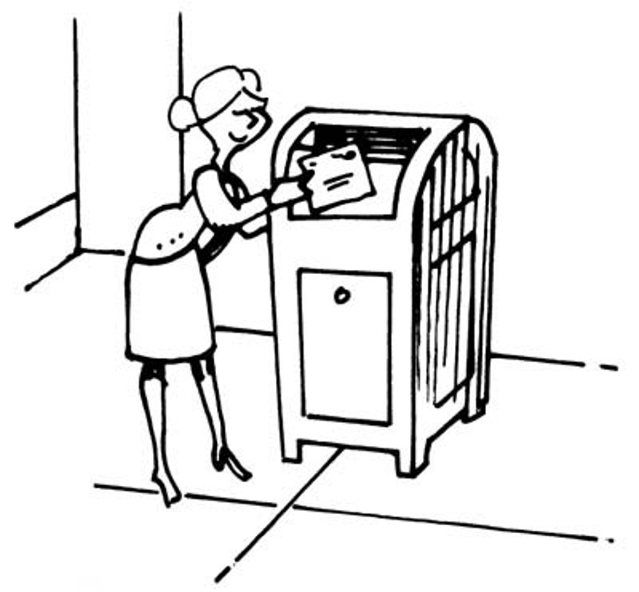 <p>letter, postcard</p>