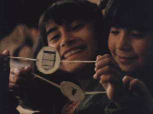 <p>Pre-cinematic device that creates the illusion of motion through the use of two images on either side of a rotating disk. </p>