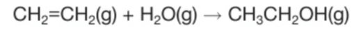 <ul><li><p>The reagents are ethene and steam</p></li><li><p>Temperature: 300</p></li><li><p>Pressure: 60-70 atm</p></li><li><p>Catalyst: phosphoric acid (H<sub>3</sub>PO<sub>4</sub>)</p></li></ul><p></p>
