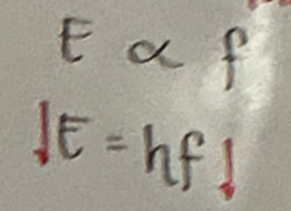 <p>Planck’s Equation </p>