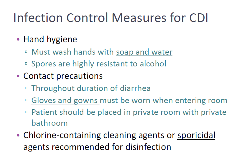 <p>chlorine-containing or sporicidal</p><p></p>
