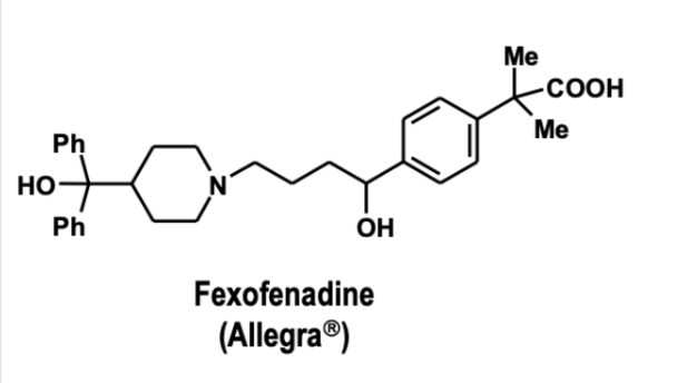 <p>fexofenadine (Allegra)</p>