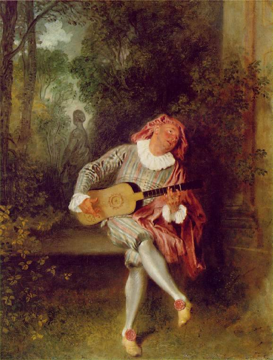 <p>Antoine Watteau, <em>Gilles or Pierrot</em>, oil on canvas, 1710s</p>