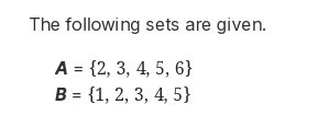 <p>Are the sets equal?<br>Are the sets equivalent?</p>