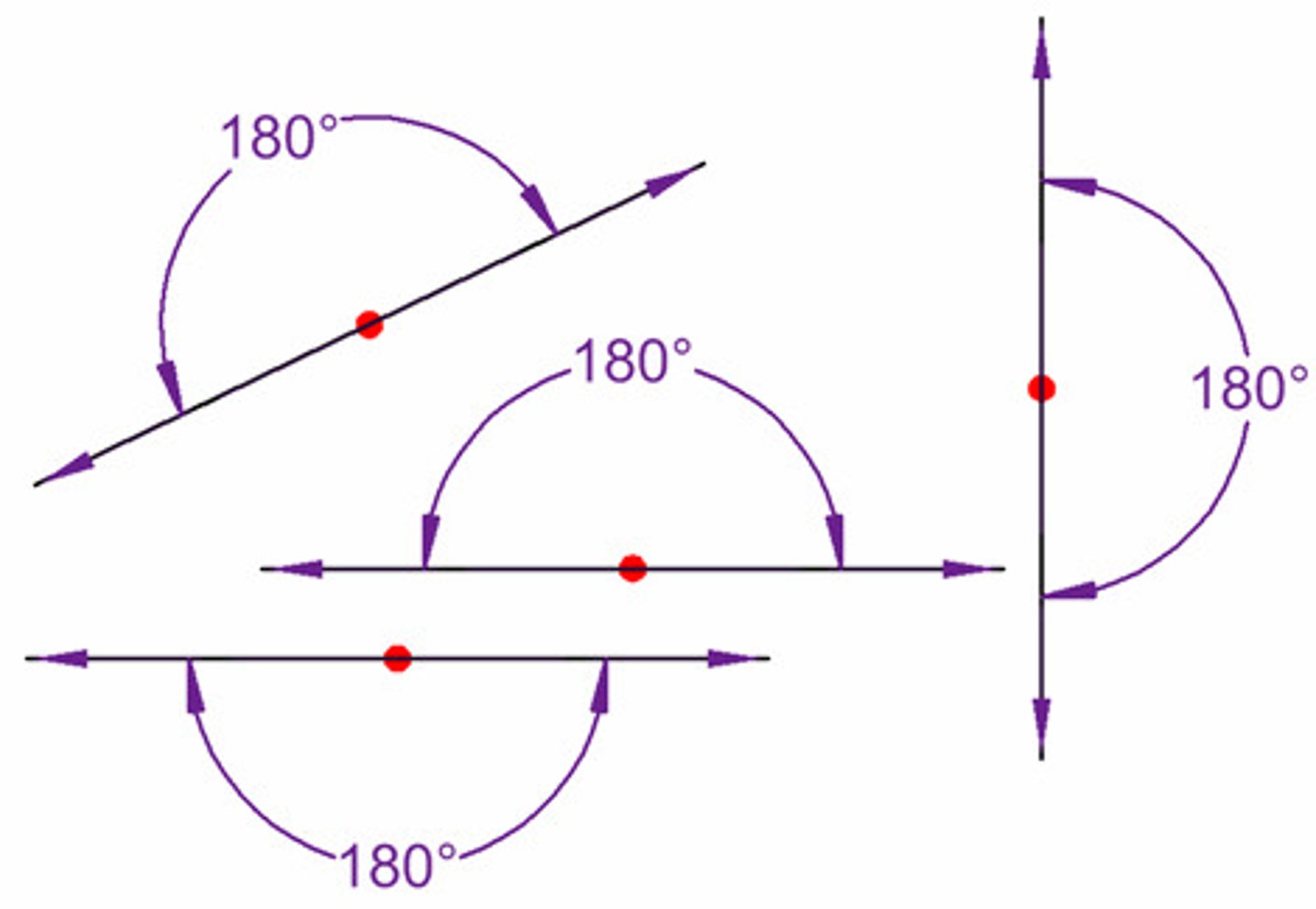 <p>an angle whose measure is 180 degrees</p>