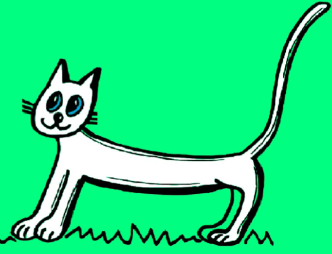 <p>Ist die Katze dick oder dünn?</p>