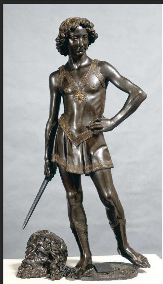 <p>Bronze David</p>