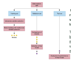 <p>used to assess the performance of the model selected</p>