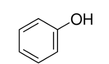 <p>a. Phenol / Carbolic acid</p><p>b. Cresol / Methylphenol</p><p>c. Thymol / Isopropyl m-cresol</p><p>d. Eugenol</p><p>e. Resorcinol</p>