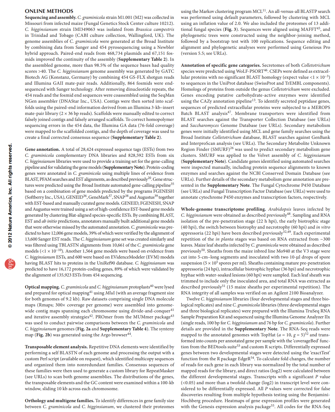 <p><span>The figure below represents part of the Materials and Methods section from a scientific article. Which of the following can you infer about the PROPPER way to write the materials and methods section of a lab report, based on this image? (select all that apply)</span></p>