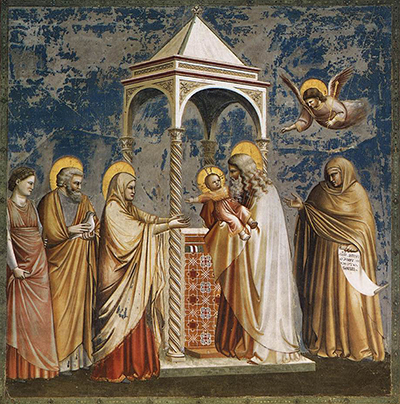 <p><span>Giotto Di Bondone, </span>Presentation of Christ at the Temple (c.1320)</p>