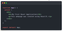 <p>Delete the default code and replace it with:<br>Save the file.</p>