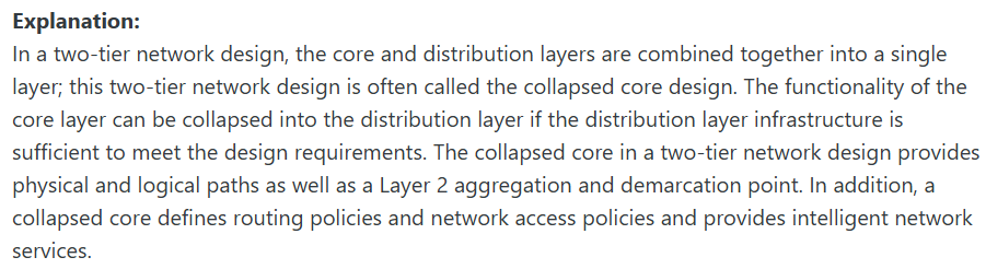 <p><span>core and distribution</span></p>